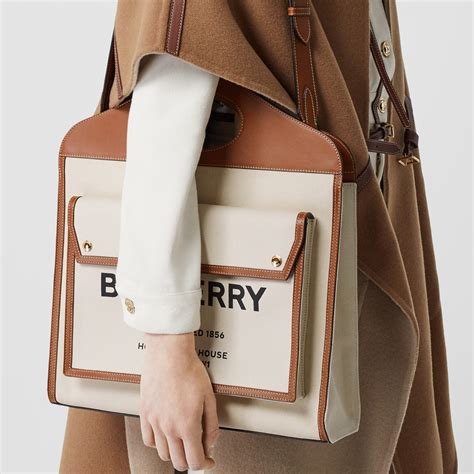 burberry pocket tote.